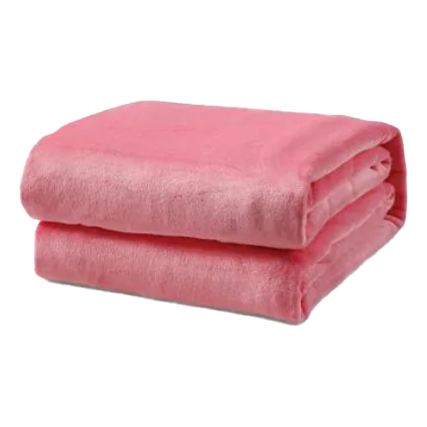 ****L'Baiet Queen Blanket 90In.x90In.- Pink Fleece