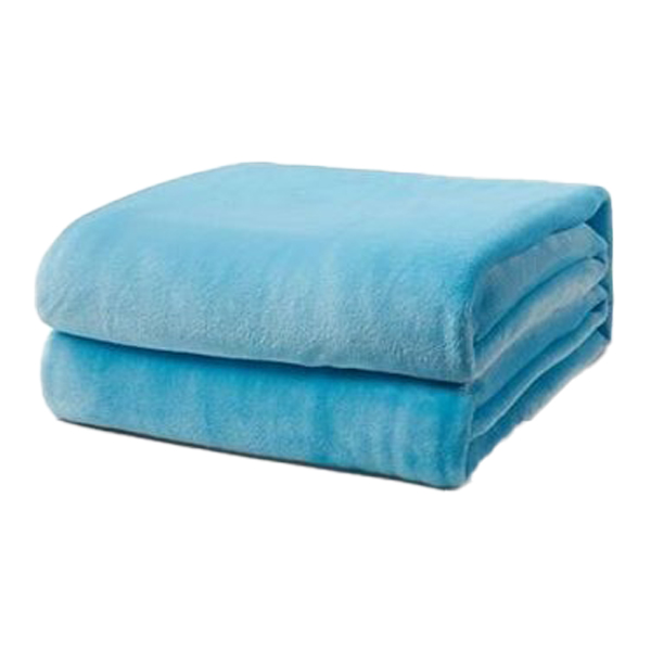 ****L'Baiet King Blanket 108In.x90In. - Blue Fleece