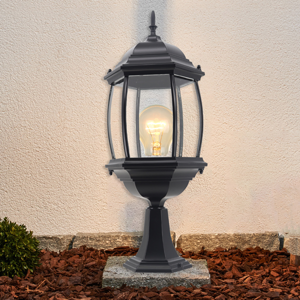 Royal Homes Outdoor Post Light Black