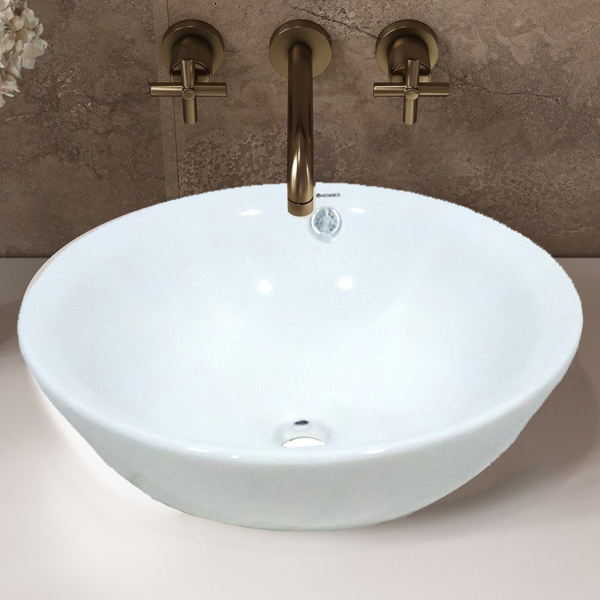 Royal Homes Vessel Bathroom Sink 16.9x16.9x6.2In.