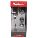 Kwikset Front Entry Single Cylinder Sliver