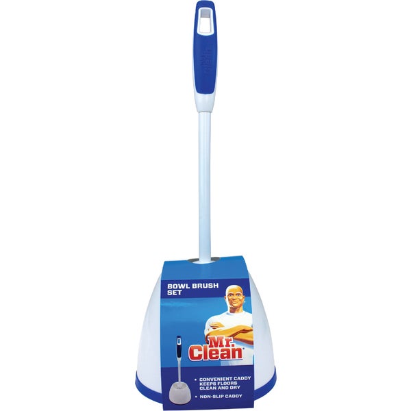 Mr. Clean Round Bowl Brush &amp; Caddy