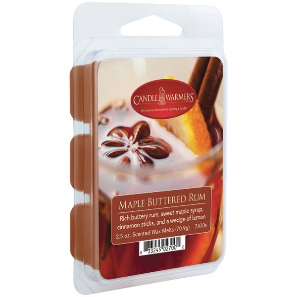 Candle Warmers 2.5oz Wax Melt, Maple Buttered Rum