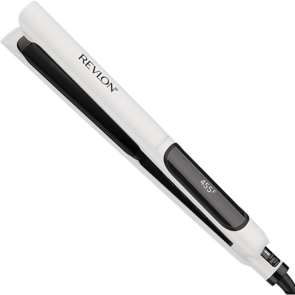 ****Revlon Crystal C Flat Iron 1-In., White