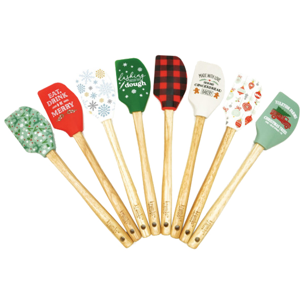 ****Krumbs Kitchen Holiday Farmhouse Silicone Spatula