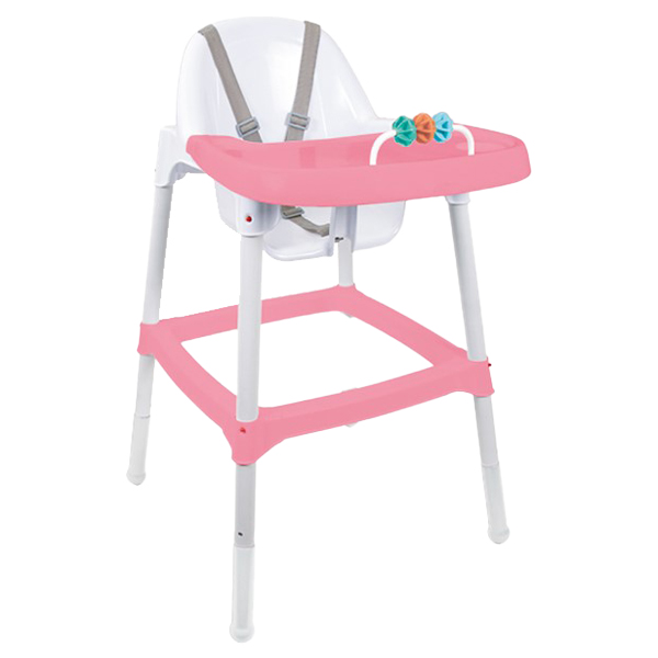 ****Dolu Kids High Chair, Pink