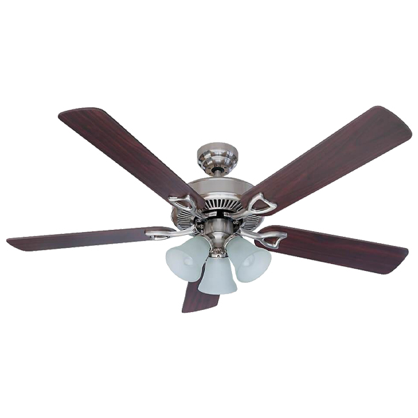 Hunter Ceiling Fan 52in Classic Plus, Brushed Nickel. (C.F.M - 4072)