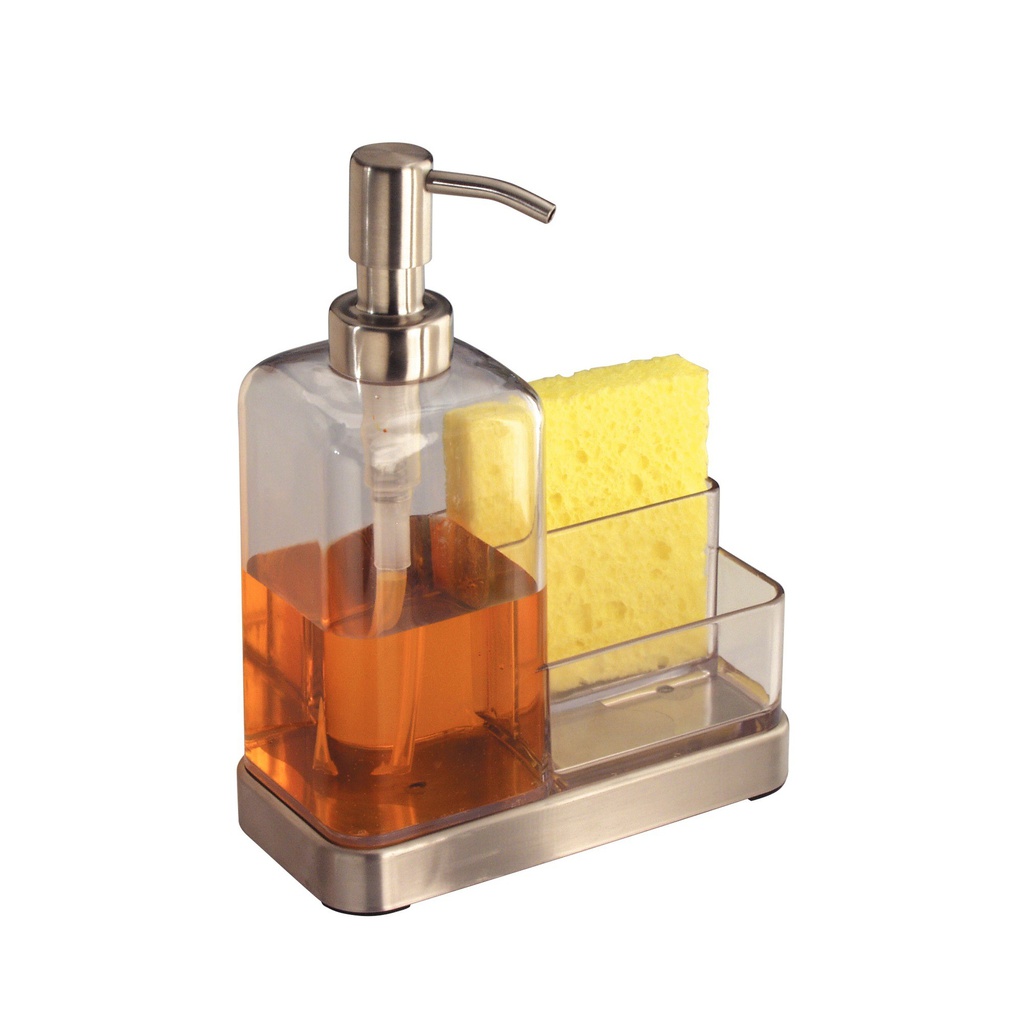 iDesign Forma Soap Dispenser &amp; Sponge Caddy