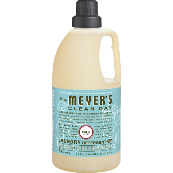 ****Mrs. Meyer's Clean Day Basil Concentrated Laundry Detergent 64 Oz