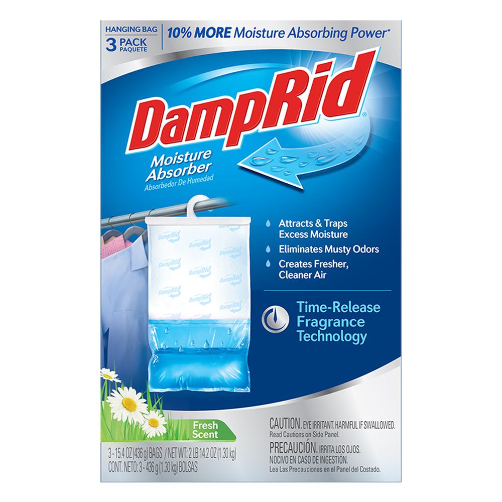 DampRid Hanging Moisture Absorber 15.4 Oz Fresh Scent (3-Pack)