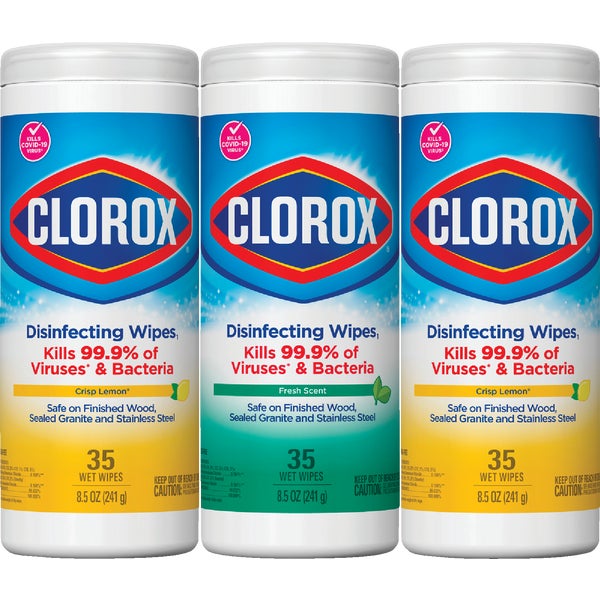 Clorox Disinfecting Cleaning Wipes (3-Pack, 35 Each)