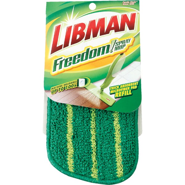 Libman Freedom Spray Microfiber Mop Refill Pad 15 In.