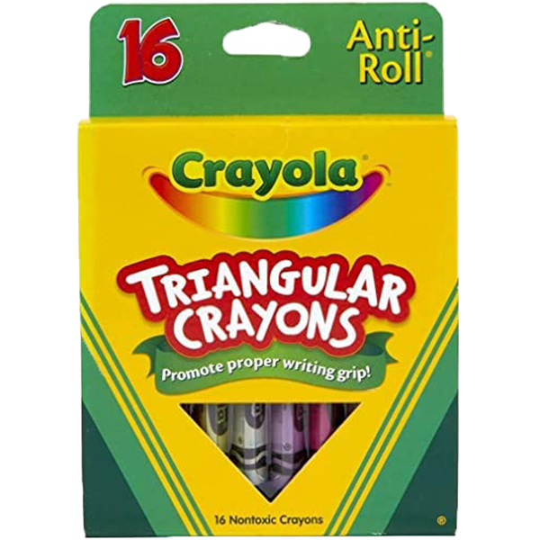 Crayola Triangular Crayon Set 16 Count