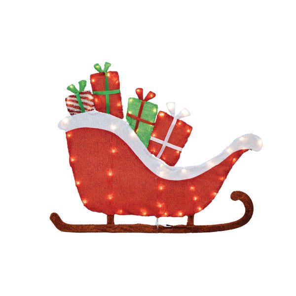 Candy Cane Lane 30 In. LED Sleigh Holiday Figure