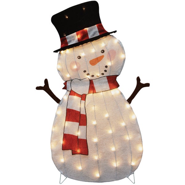 Candy Cane Lane 32 In. LED Snowman Holiday Figure