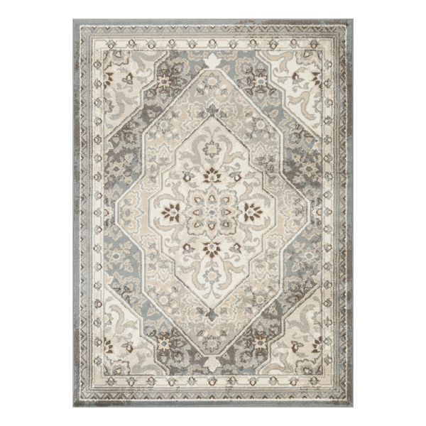 L'Baiet Rugs Beige Traditional 2'x6'