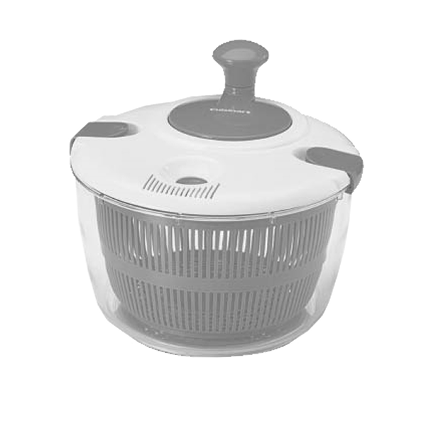 Bombay 5 Qt. Salad Spinner, White/Grey