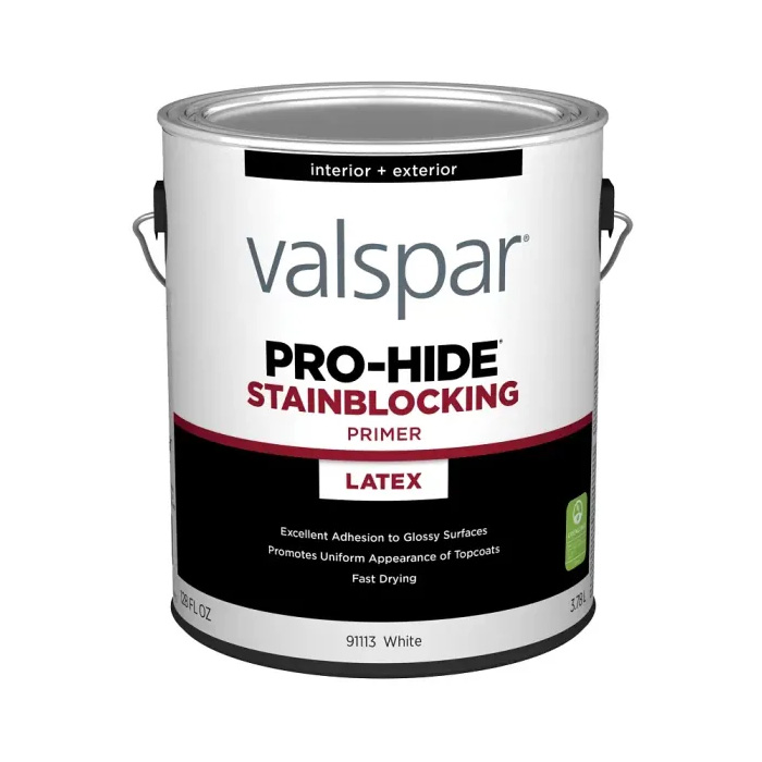 Valspar Pro-Hide Stainblocking Primer, White, 1 Gal.