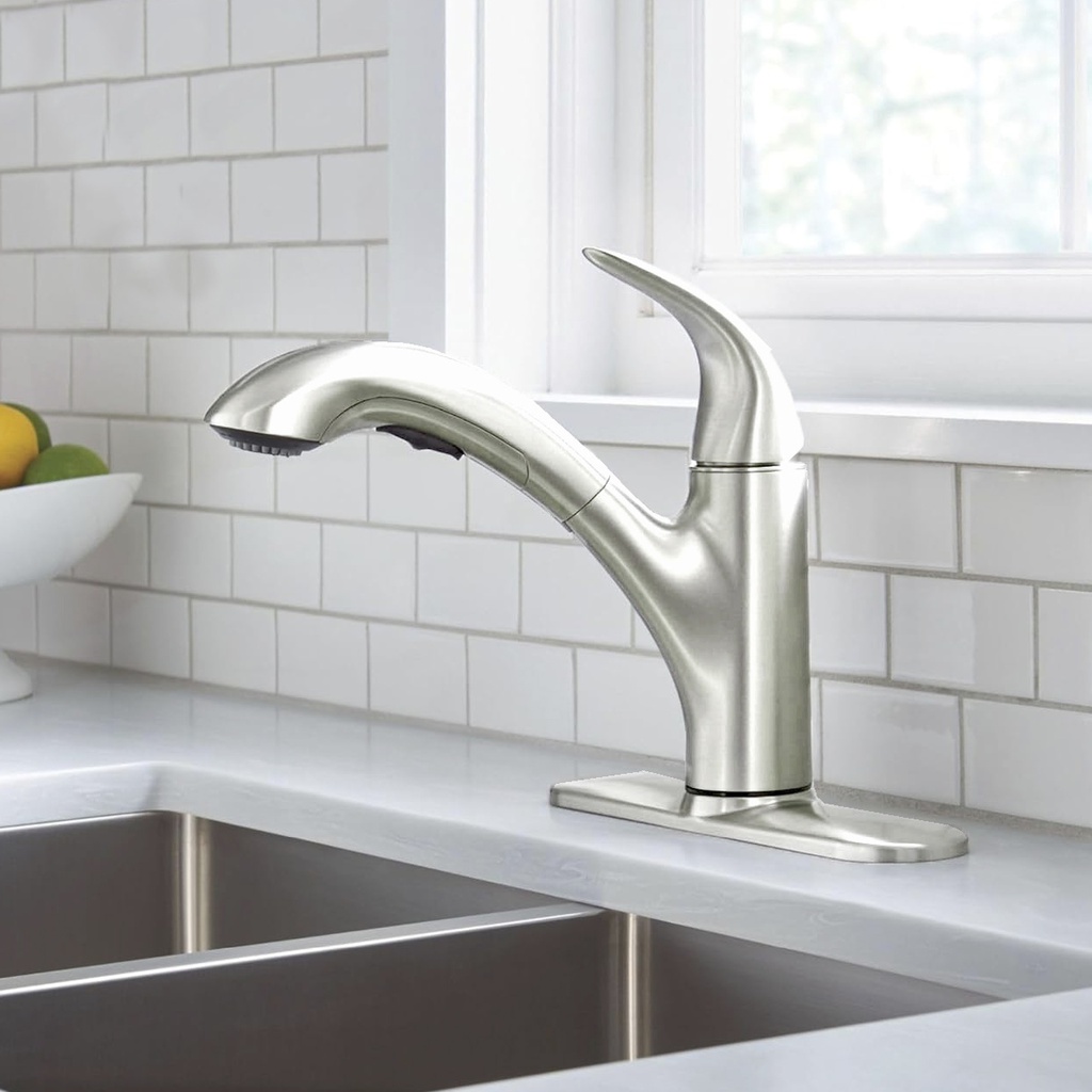 Pfister Wray Pull-Out Kitchen Faucet, Polished Chrome