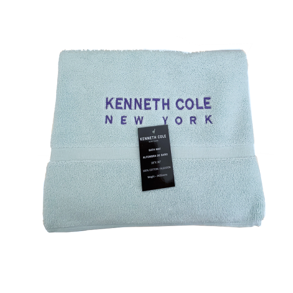 ****Kenneth Cole Bath Mat 18x30in Baby Blue