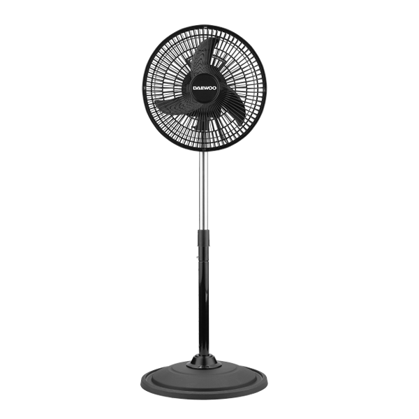 Daewoo Oscillating Standing Fan 10 In. Black