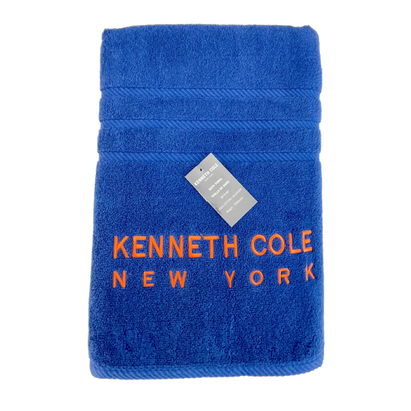 Kenneth Cole Bath Towel 30x60in Navy