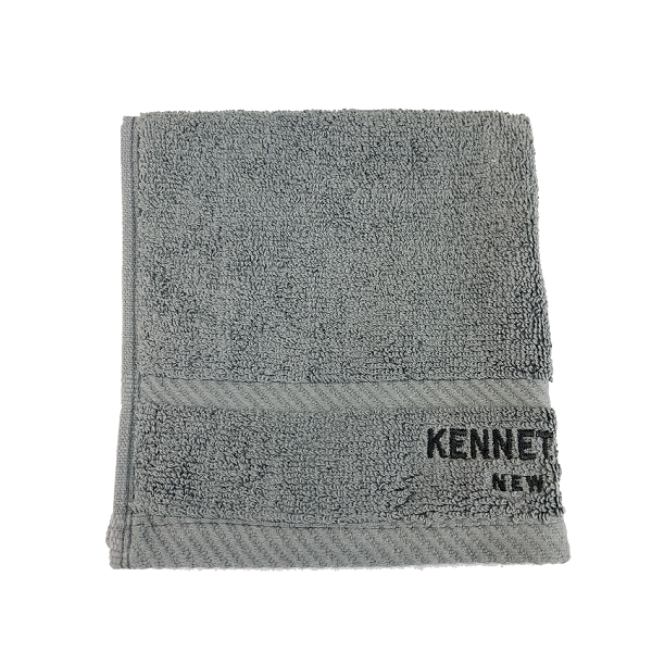 ****Kenneth Cole Face Towel 13in Dark Grey