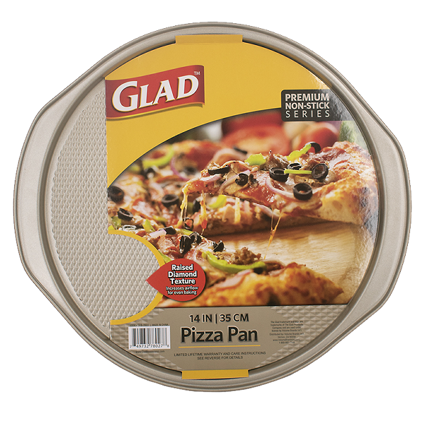 ****Glad Premium Pizza Pan 14in, Gold