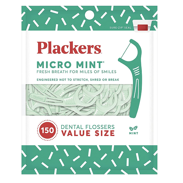 ****Plackers Dental Flossers Micro Mint 75ct