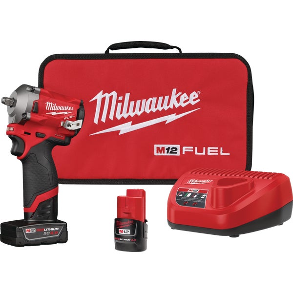 ****Milwaukee M12 FUEL 12 Volt Lithium-Ion Brushless 3/8 In. Stubby Cordless Impact Wrench Kit