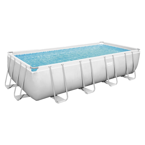 Bestway Power Steel Rectangular Pool Set 18' x 9' x 48In./5.49m x 2.74m x 1.22m