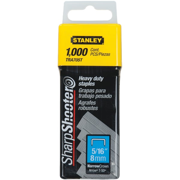 ****Stanley SharpShooter Heavy-Duty Narrow Crown Staple, 5/16 In. 1000-Pack