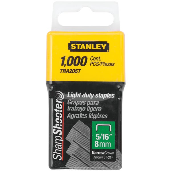 ****Stanley SharpShooter Light-Duty Narrow Crown Staple, 5/16 In. 1000-Pack