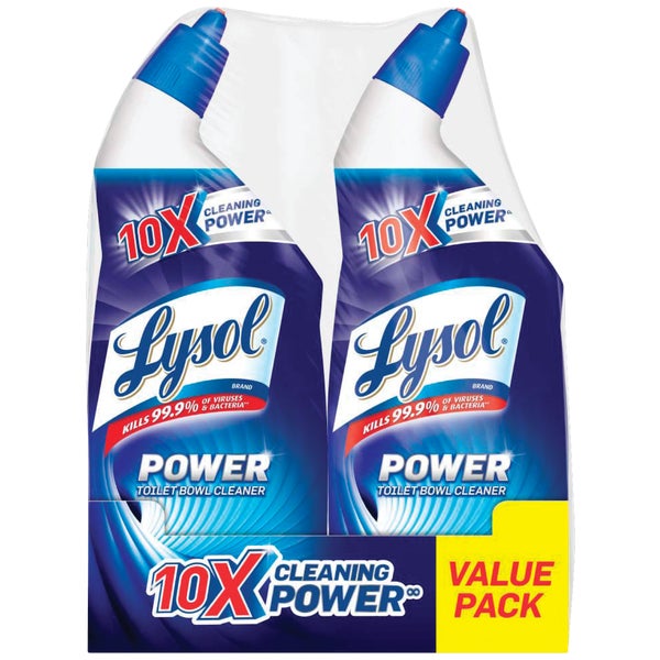 Lysol Power Toilet Bowl Cleaner (2-Pack)