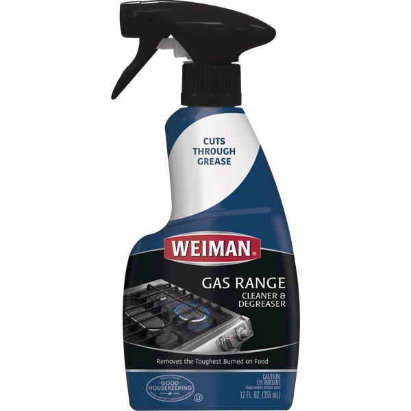 Weiman Heavy Duty Gas Range Cleaner &amp; Degreaser 12 Oz.