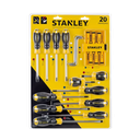 Stanley CushionGrip Screwdrivers - Set of 20