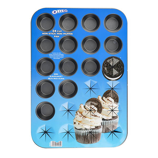 Oreo 24-cup Mini Cupcake Pan 38.5x26.3x2.2cm