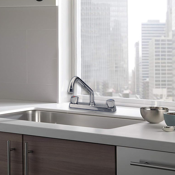 GEO Kitchen Faucet 3H 2HDL CR