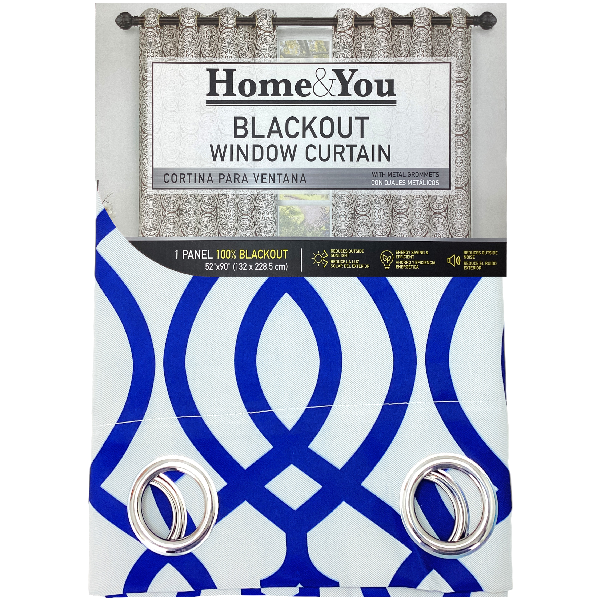 Home &amp; You Blackout Window Curtain, Single Panel