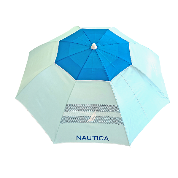 Nautica Beach Umbrella 7 Ft. Blue Wave J-Class