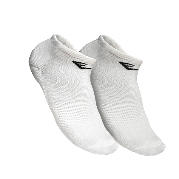 Everlast Short Socks (Size 10-13) Poly 2-Pack, White