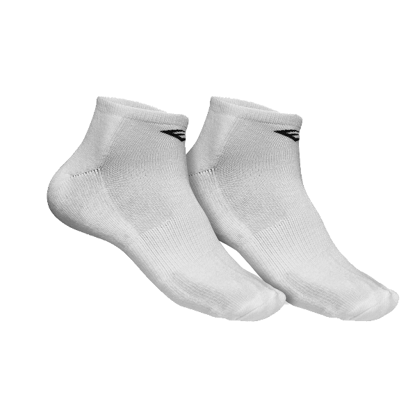 Everlast Ankle Socks (Size 10-13) Poly 2-Pack, White