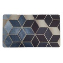 Classy Homes Foam Mat, Teal/ Gold