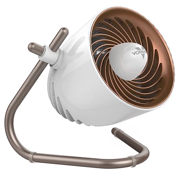 Vornado Pivot Cooling Table-top Fan, White/ Copper