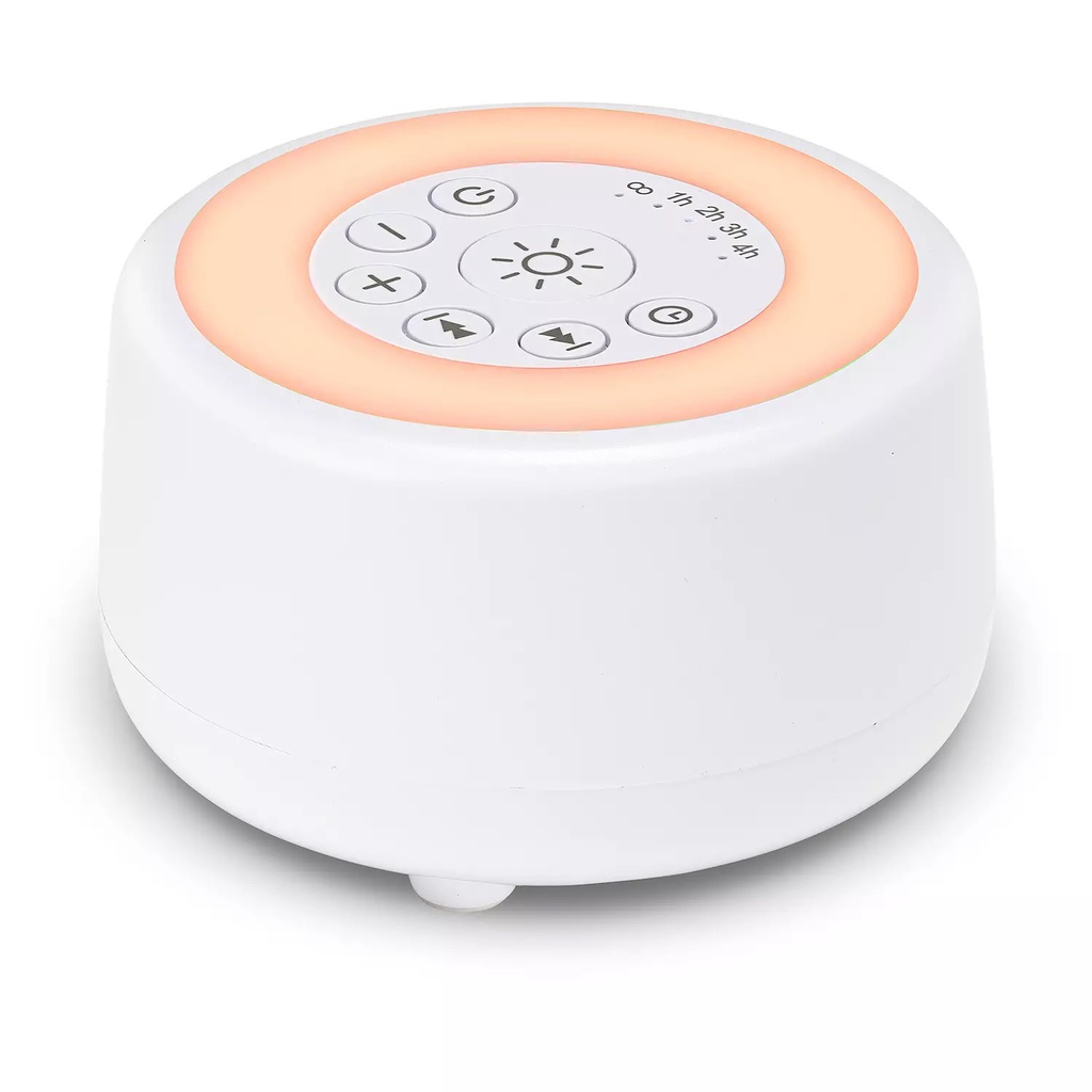 iLive White Noise Machine and Night Light, White