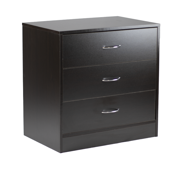 Kenneth Cole 3-Drawer Chest, Black