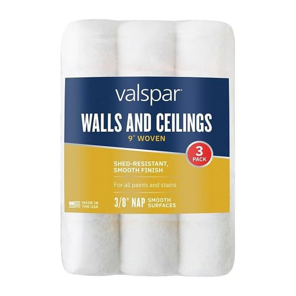 Valspar Roller Covers Woven 9 x 3/8 In. 3-Pack