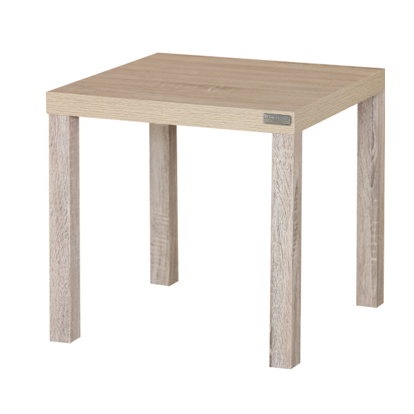 Kenneth Cole Square End Table, Oak