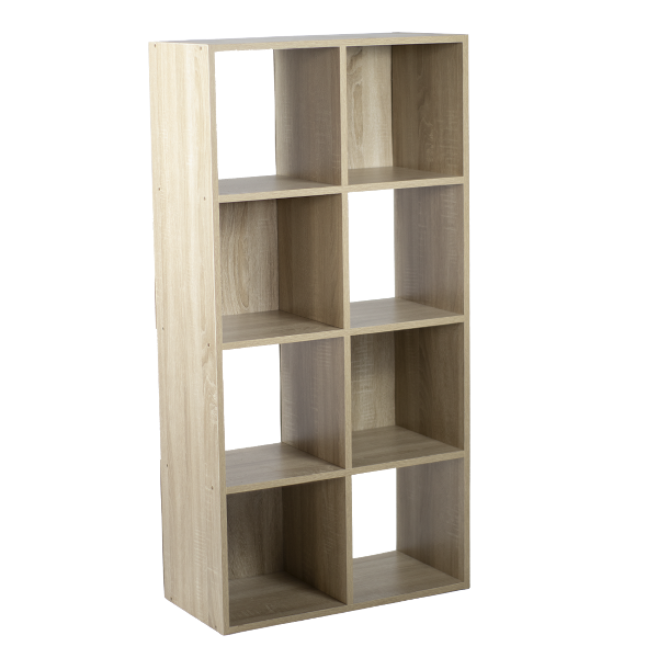 Kenneth Cole Bookcase 4x2 Cube, Oak
