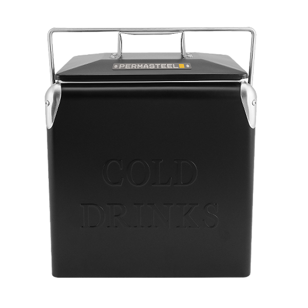 PermaSteel Cooler 14 Qt., Black